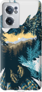 Чехол Арт-орел на фоне природы для OnePlus Nord CE 2