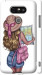 Чехол Девушка с картой для LG G5 H860