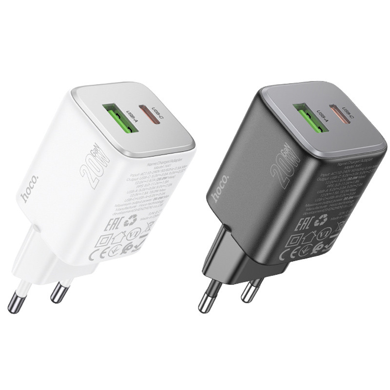 МЗП Hoco N41 Almighty PD20W+QC3.0 (1USB-A/1C)