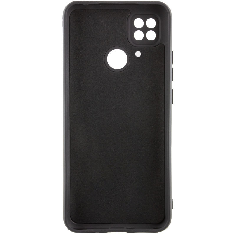 Фото Чохол TPU GETMAN Liquid Silk Full Camera на Xiaomi Redmi 10C (Чорний / Black) на vchehle.ua