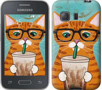 

Чехол Зеленоглазый кот в очках для Samsung Galaxy Young 2 G130h 625171
