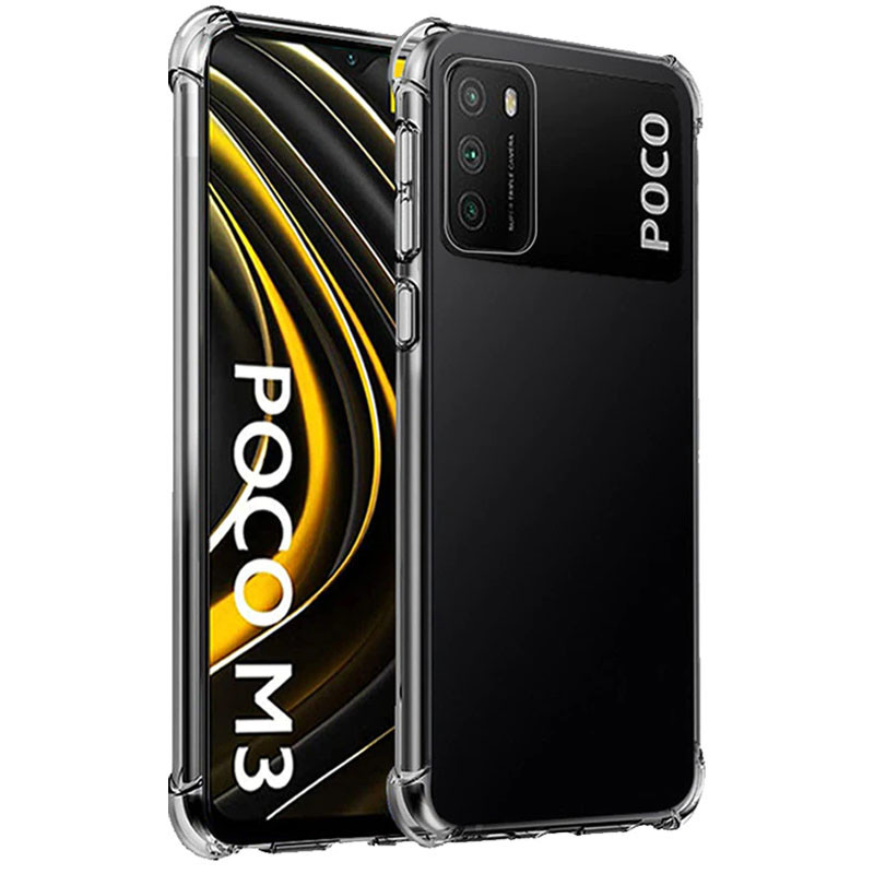 TPU чехол Epic Ease с усиленными углами для Xiaomi Poco M3 (Бесцветный (прозрачный))