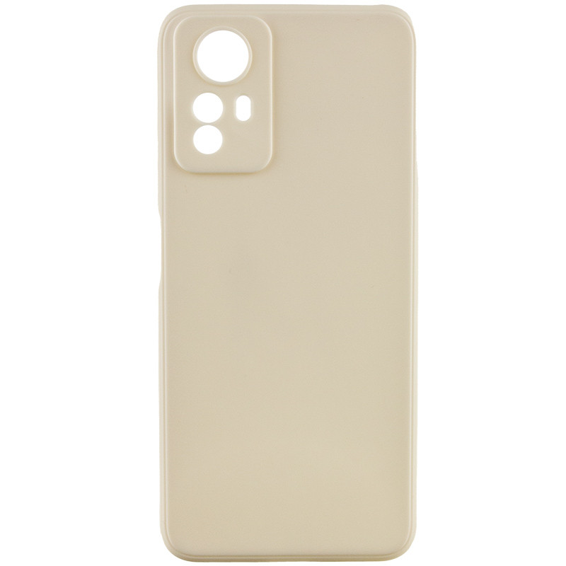 Силиконовый чехол Candy Full Camera для Xiaomi Redmi Note 12S (Бежевый / Antique White)