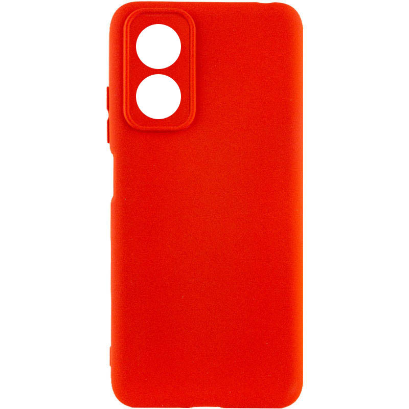 Чохол Silicone Cover Lakshmi Full Camera (A) на Oppo A17 (Червоний / Red)