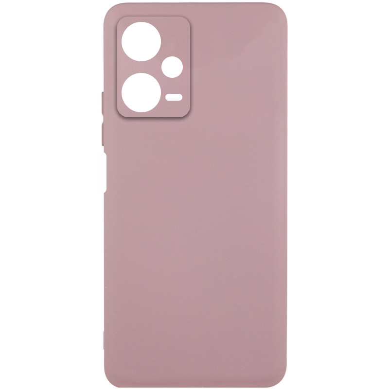 Чехол Silicone Cover Lakshmi Full Camera (AA) для Xiaomi Redmi Note 12 Pro 5G (Розовый / Pink Sand)