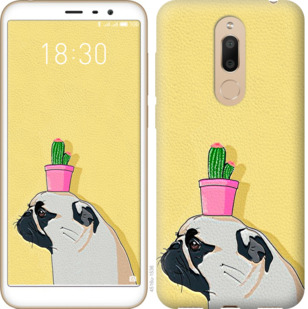 

Чохол Мопс з кактусом на Meizu M6T 795654