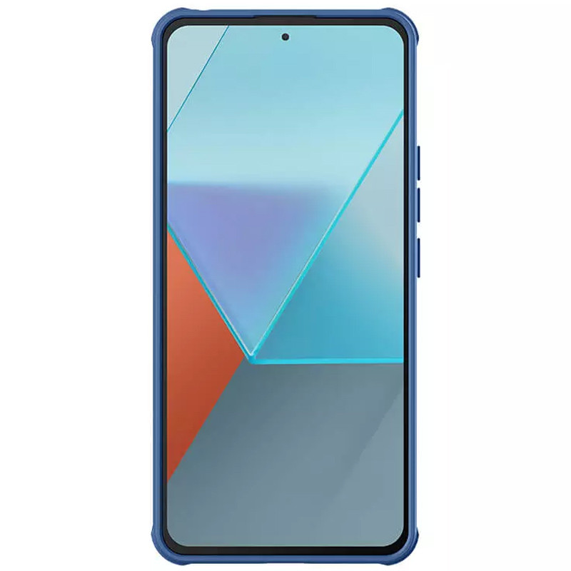 Купить Карбоновая накладка Nillkin CamShield Pro для Xiaomi Poco X6 / Note 13 Pro 5G (Blue) на vchehle.ua