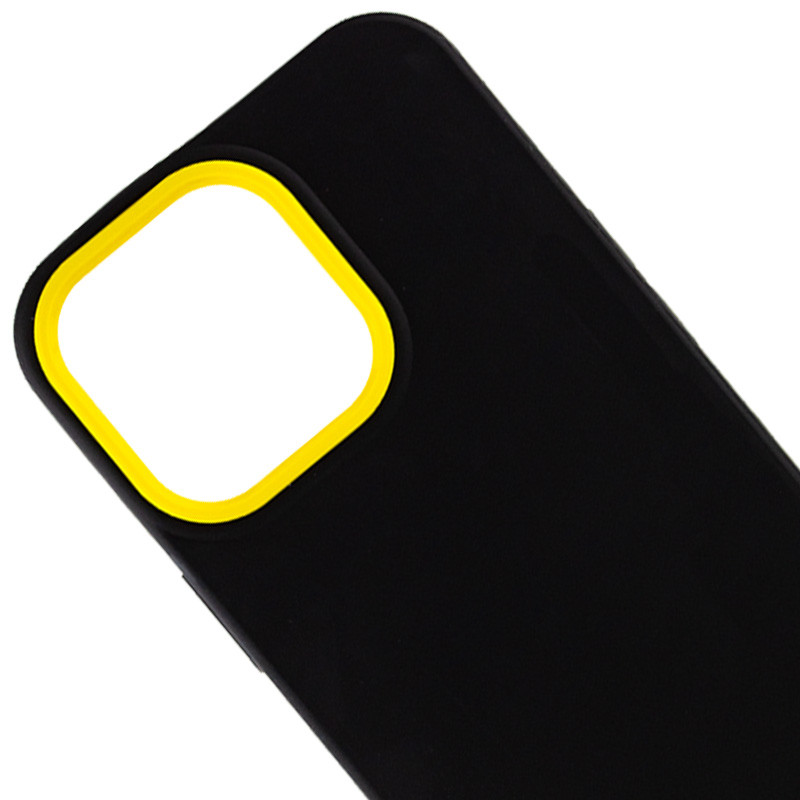 Фото Чехол TPU+PC Bichromatic для Apple iPhone 13 Pro Max (6.7") (Black / Yellow) на vchehle.ua