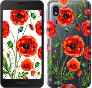 

Чохол Намальовані маки на Samsung Galaxy A2 Core A260F 764843