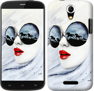 

Чехол Девушка акварелью для Doogee Y100X 526507