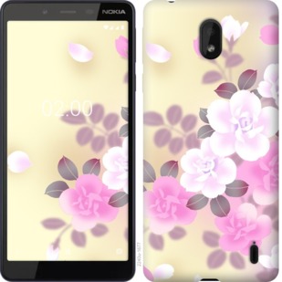 

Чохол Японські квіти на Nokia 1 Plus 764569