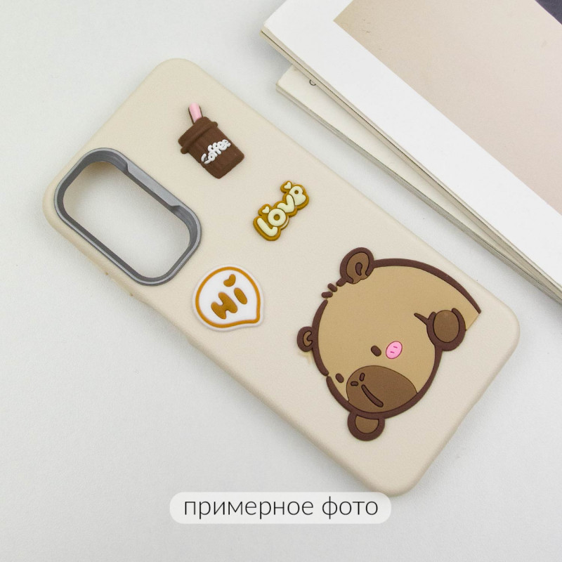 Фото Чохол TPU Leather Toys на Xiaomi Redmi Note 13 Pro 4G / Poco M6 Pro 4G (Capybara / Sand) в маназині vchehle.ua