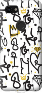 Чехол Graffiti art для Google Pixel 3a XL