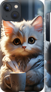 Чехол White cat для iPhone 13