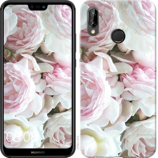Чехол Пионы v2 для Huawei P20 Lite