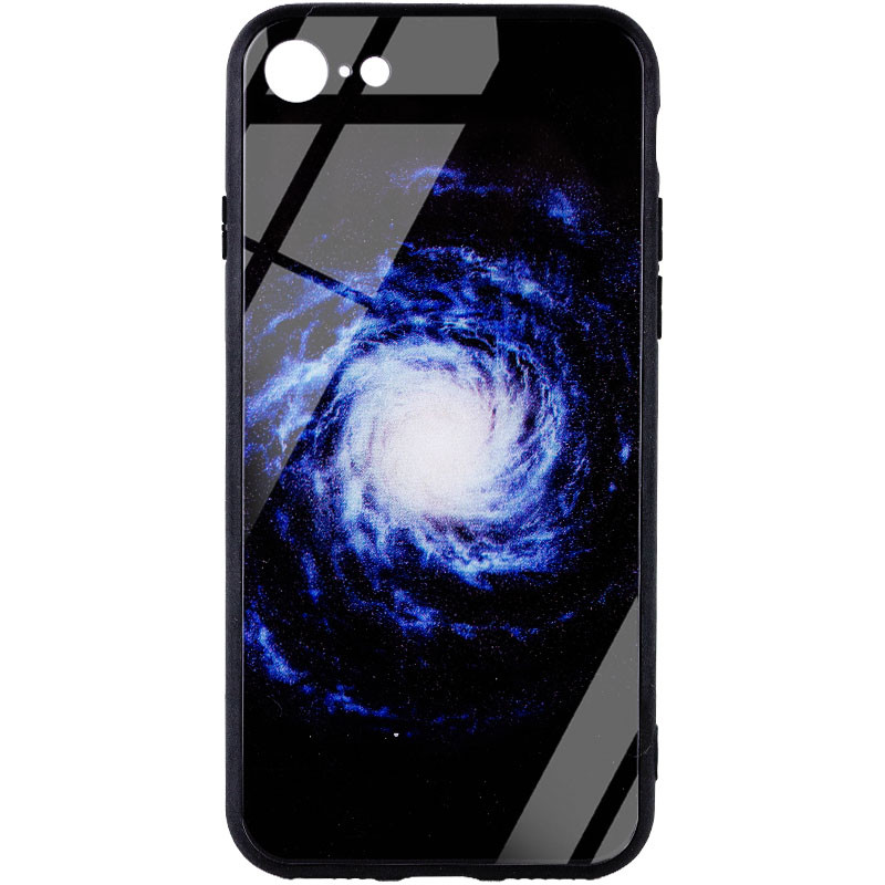 TPU+Glass чехол Diversity для Apple iPhone 7 / 8 / SE (2020) (4.7") (Universe)