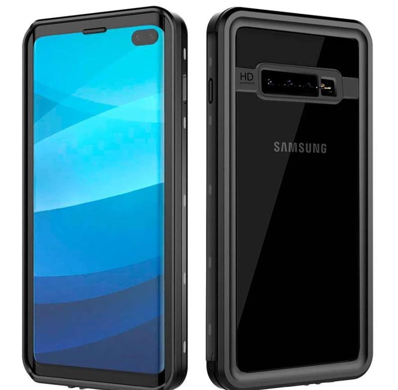 Водонепроницаемый чехол Shellbox для Samsung Galaxy S10+ (Черный)