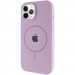 Чохол Silicone Case Full Protective (AA) with Magnetic Safe на Apple iPhone 12 Pro Max (6.7") (Сиреневый / Lilac)