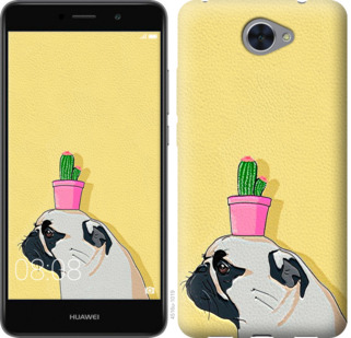 

Чехол Мопс с кактусом для Huawei Y7 2017 795822