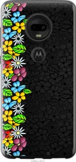 

Чехол цветочный орнамент для Motorola Moto G7 Plus 704751