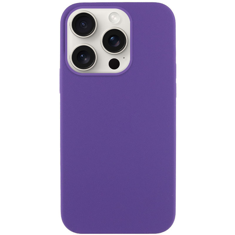 Чехол Silicone Case Full Protective (AA) NO LOGO для Apple iPhone 13 Pro Max (6.7") (Фиолетовый / Amethyst)