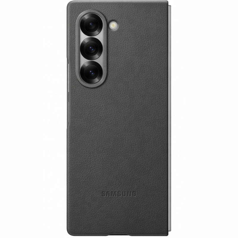 Купить Кожаный чехол Leather Case (AAA) для Samsung Galaxy Z Fold7 (Gray) на vchehle.ua
