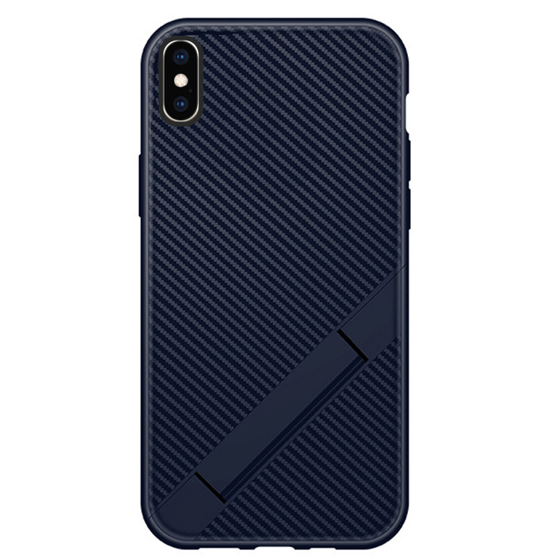 

TPU чехол Magic Folding series для Apple iPhone X / XS (5.8") (Синий) 874780