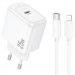 СЗУ Hoco CS53A Surplus PD25W (1USB-C) + кабель Type-C to Lightning