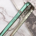 Купити TPU чохол Fibra Chrome with Magnetic safe на Apple iPhone 15 Pro (6.1") (Green) на vchehle.ua