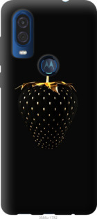 Чехол Черная клубника для Motorola One Vision