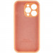 Чехол Silicone Case Full Camera Protective (AA) для Apple iPhone 15 Pro (6.1") (Оранжевый / Cantaloupe) в магазине vchehle.ua