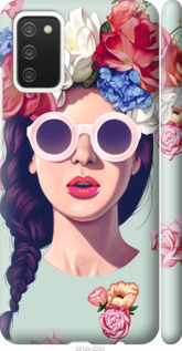 

Чохол Дівчина з квітами на Samsung Galaxy A03s A037F 1207648