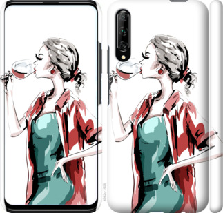 

Чохол Дівчина з келихом для Huawei P Smart Pro 902457