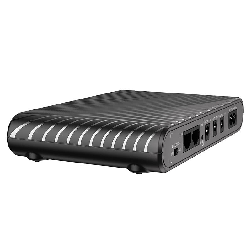 Источник бесперебойного питания Hoco DB63 Portable DC UPS для роутеров 5V/9V/12V 10000 mAh (Black) в магазине vchehle.ua