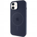 Чехол Silicone Case Full Protective (AA) with Magnetic Safe для Apple iPhone 11 (6.1") (Темно-синий / Midnight blue)