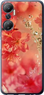 

Чехол Розовые цветы для Infinix Hot 20 1695327