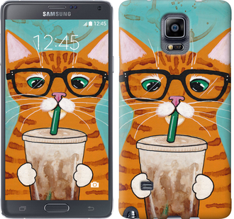 

Чехол Зеленоглазый кот в очках для Samsung Galaxy Note 4 N910H 625135