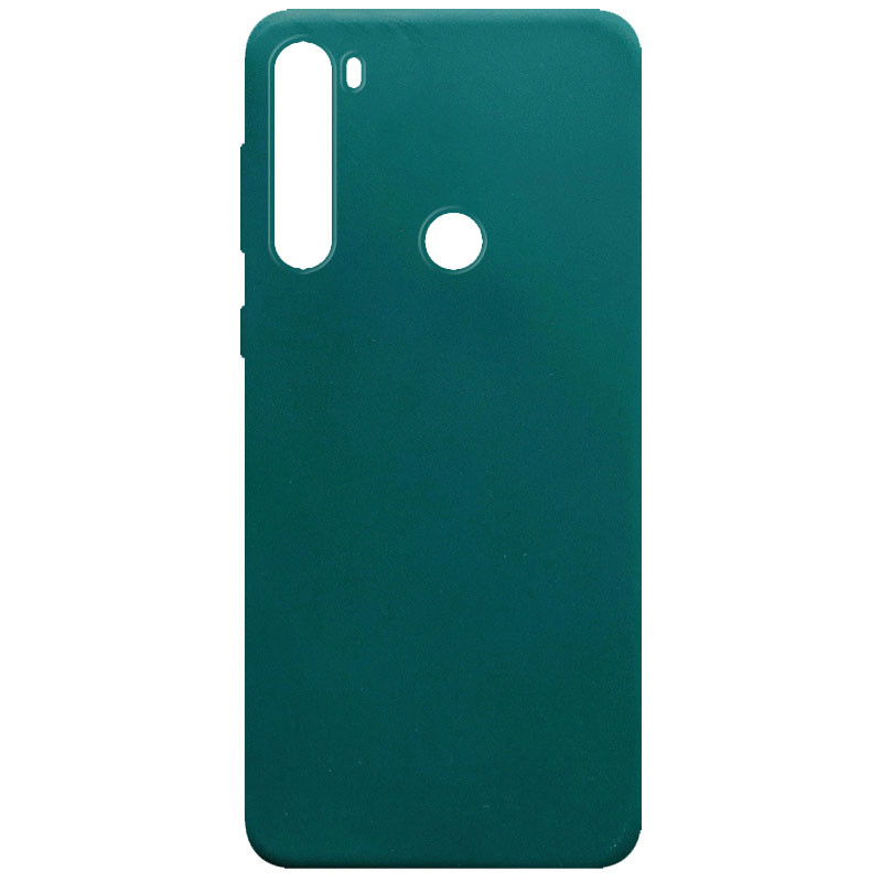 Силіконовий чохол Candy на Xiaomi Redmi Note 8 / Note 8 2021 (Зелений / Forest green)