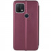 Шкіряний чохол-книжка Classy на Oppo A15s / A15 (Бордовий) в магазині vchehle.ua