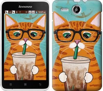 

Чехол Зеленоглазый кот в очках для Lenovo A529 625214