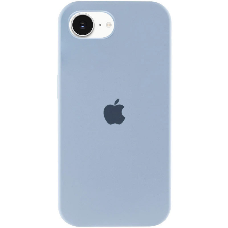 Чехол Silicone Case Full Protective (AA) для Apple iPhone 16e (6.1") (Голубой / Sweet Blue)
