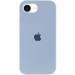 Чехол Silicone Case Full Protective (AA) для Apple iPhone 16e (6.1") (Голубой / Sweet Blue)