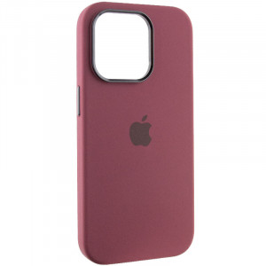 Чехол Silicone Case Metal Buttons (AA) для Apple iPhone 13 Pro (6.1")