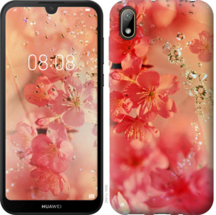 

Чехол Розовые цветы для Huawei Y5 2019 711340