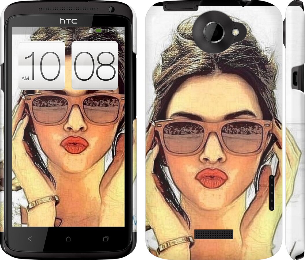 

Чохол Дiвчина_арт на HTC One X 111069