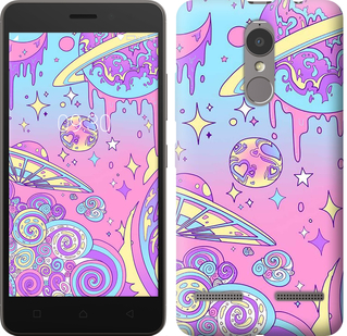 

Чехол Розовая галактика для Lenovo K6 633380