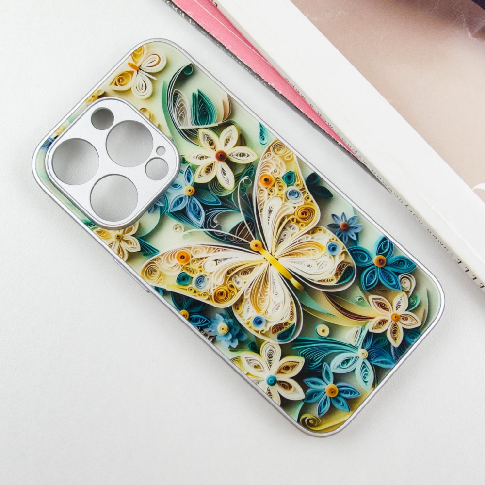 TPU+Glass чехол Nature для Apple iPhone 13 Pro Max (6.7") (Butterfly) в магазине vchehle.ua