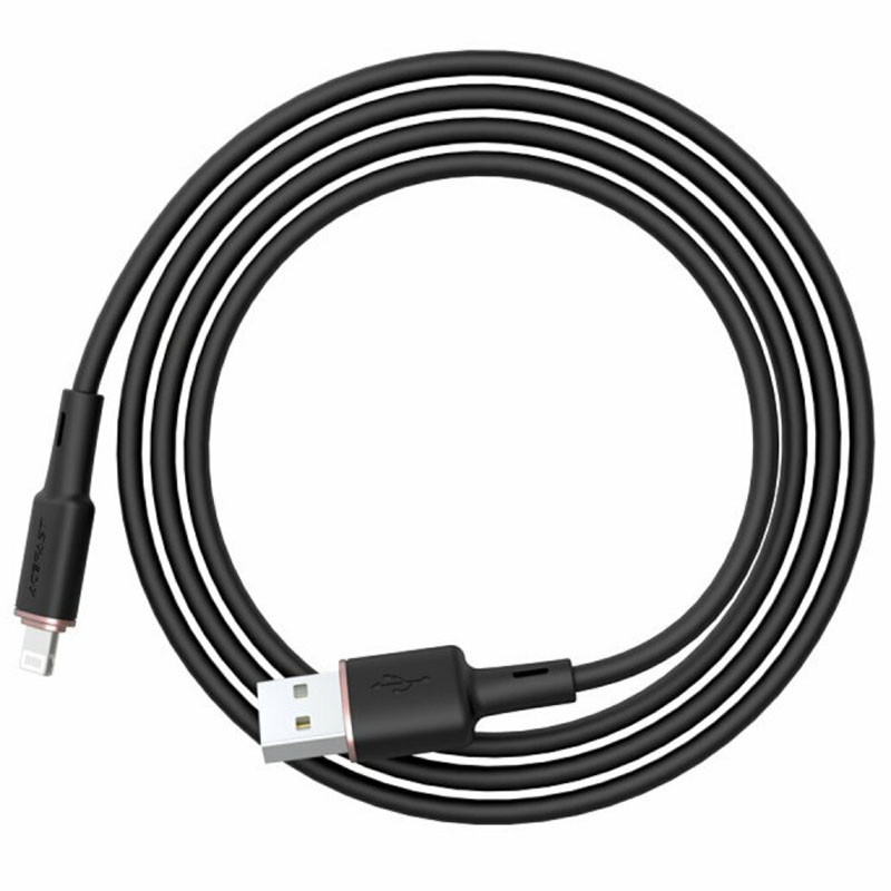 Фото Дата кабель Acefast MFI C2-02 USB-A to Lightning zinc alloy silicone (1.2m) (Black) в магазине vchehle.ua