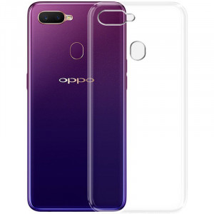 TPU чехол Epic Transparent 1,5mm для Oppo A7