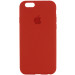Чохол Silicone Case Full Protective (AA) на Apple iPhone 6/6s (4.7") (Червоний / Dark Red)